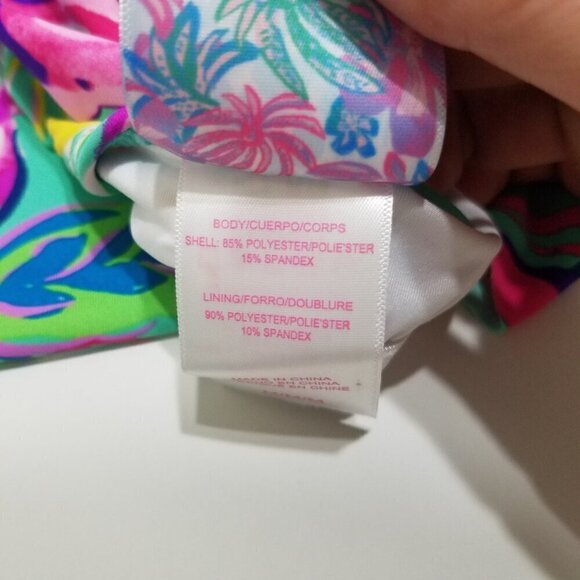 NWT Stella Parker Tankini Top Swim Multicolor Floral Size M - Picture 9 of 9